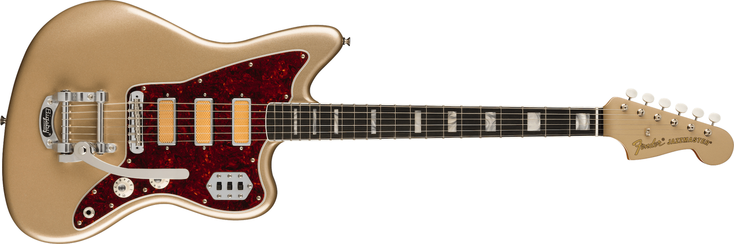 Fender Gold Foil Jazzmaster, Ebony Fingerboard, Shoreline Gold