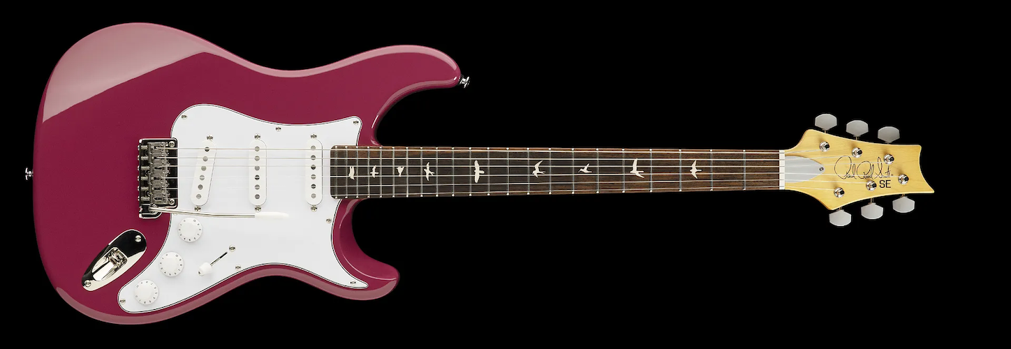 PRS SE Silver Sky Electric Guitar - Dragon Fruit w/Bag