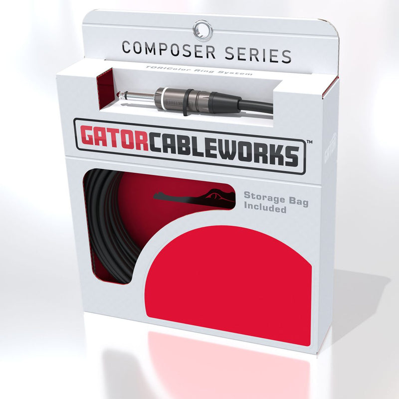 Gator Cableworks Composer Series 20 Foot Strt To RA Instrument Cable