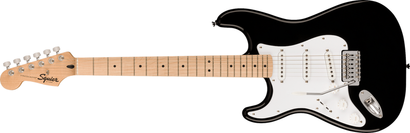 Fender Squier Sonic Stratocaster Left-Handed, White Pickguard, Black