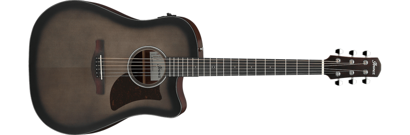 Ibanez AAD50CE Acoustic - Transparent Charcoal Burst Low Gloss