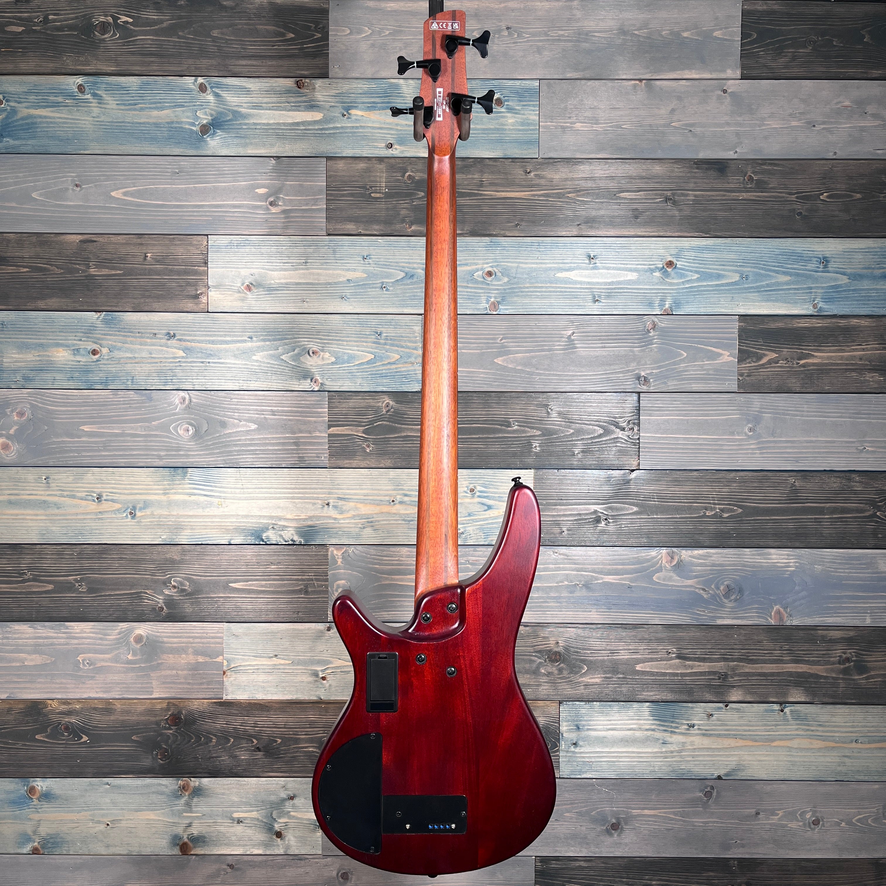 Ibanez SRH500F Semi Hollow Bass Guitar - Natural Browned Burst Flat