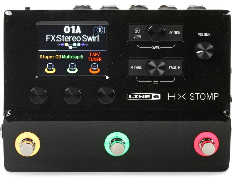 USED Line 6 HX Stomp Next Generation Amp and FX modeler designed for your pedalboard