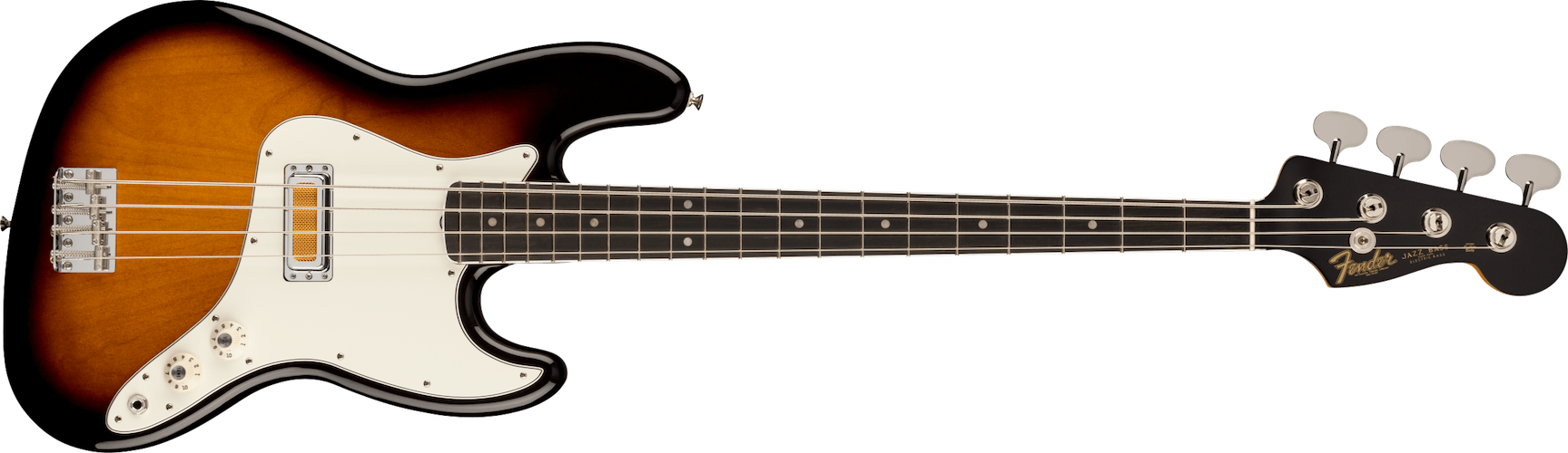 Fender Gold Foil Jazz Bass, Ebony Fingerboard, 2-Color Sunburst