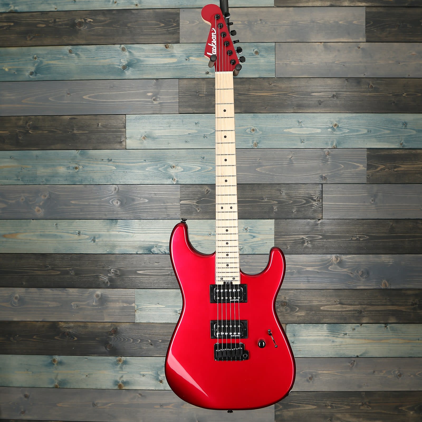 Jackson Pro Series Signature Gus G San Dimas Style 1, Maple FB, Candy Apple Red