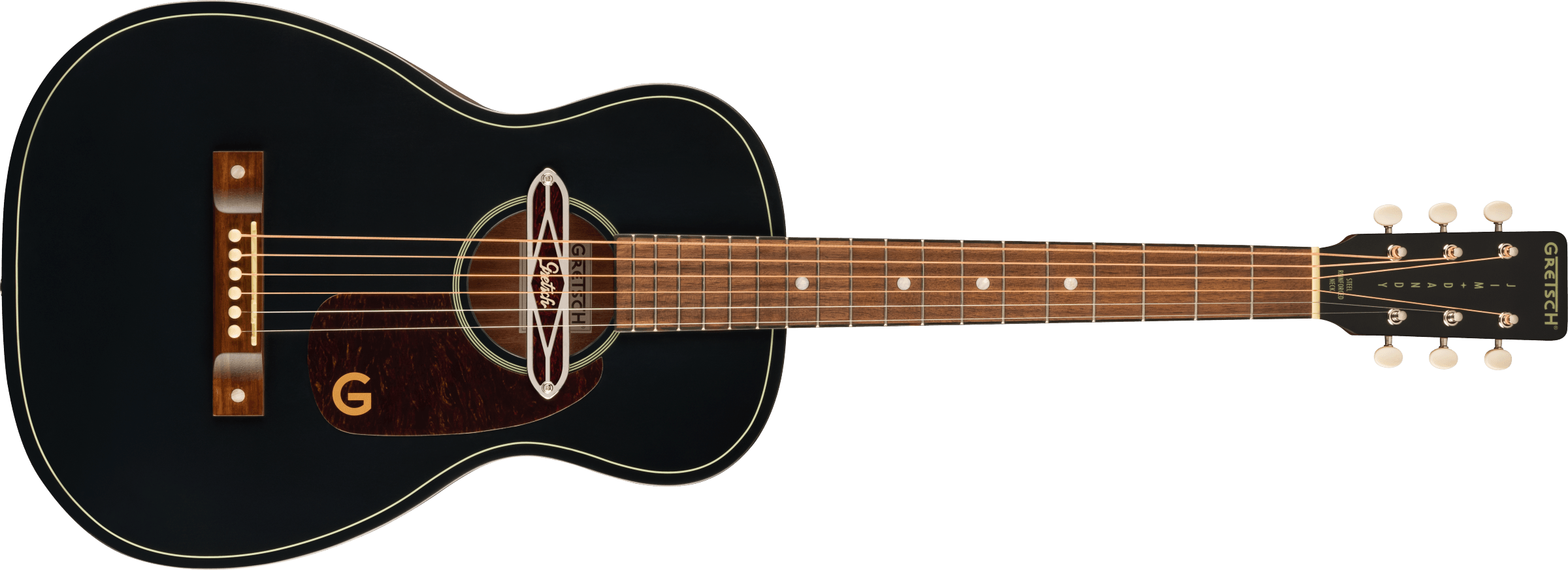 Gretsch Jim Dandy Parlor Delotluxe TSPG - Black