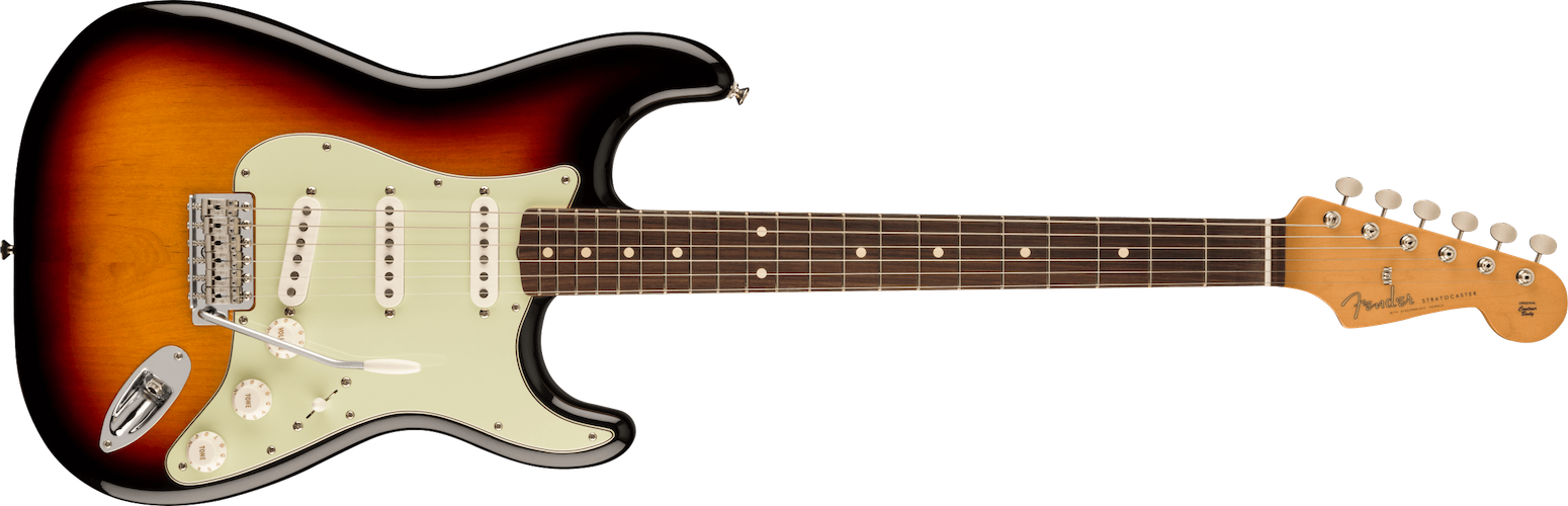 Fender Vintera II '60s Stratocaster, Rosewood FB, 3-Color Sunburst