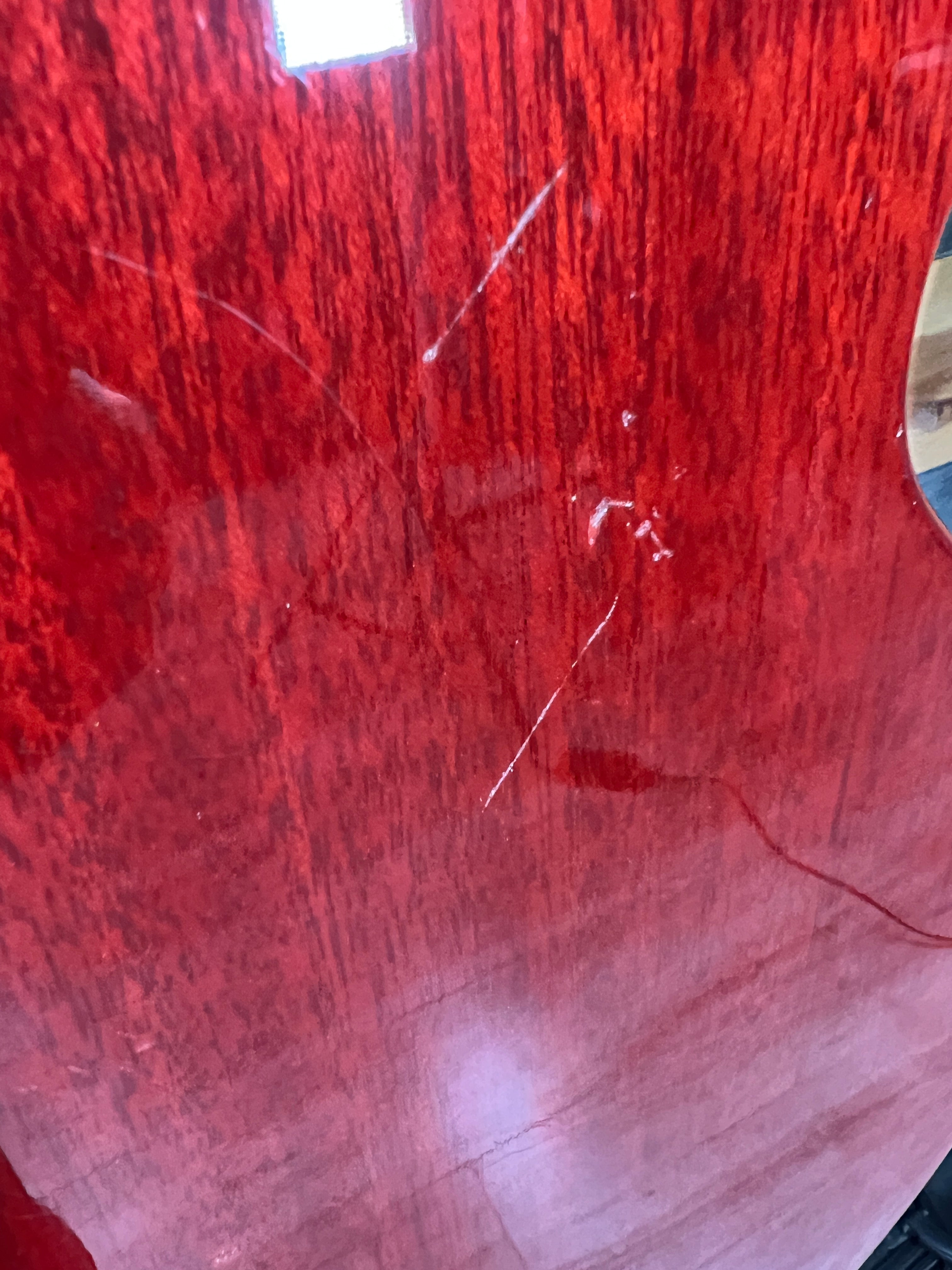 USED Crook Custom Guitars Les Paul - Washed Cherry