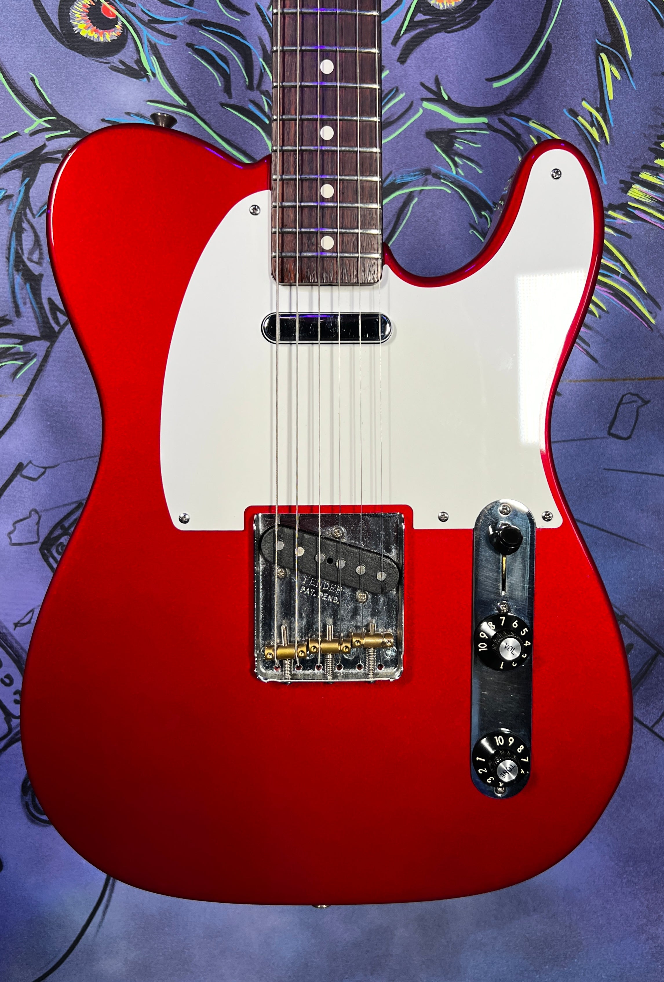 USED Fender Muddy Waters Signature Telecaster - Metallic Red
