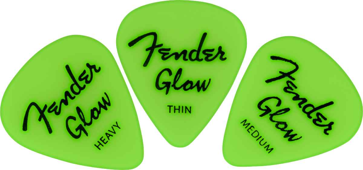 Fender glow in the Dark Picks
