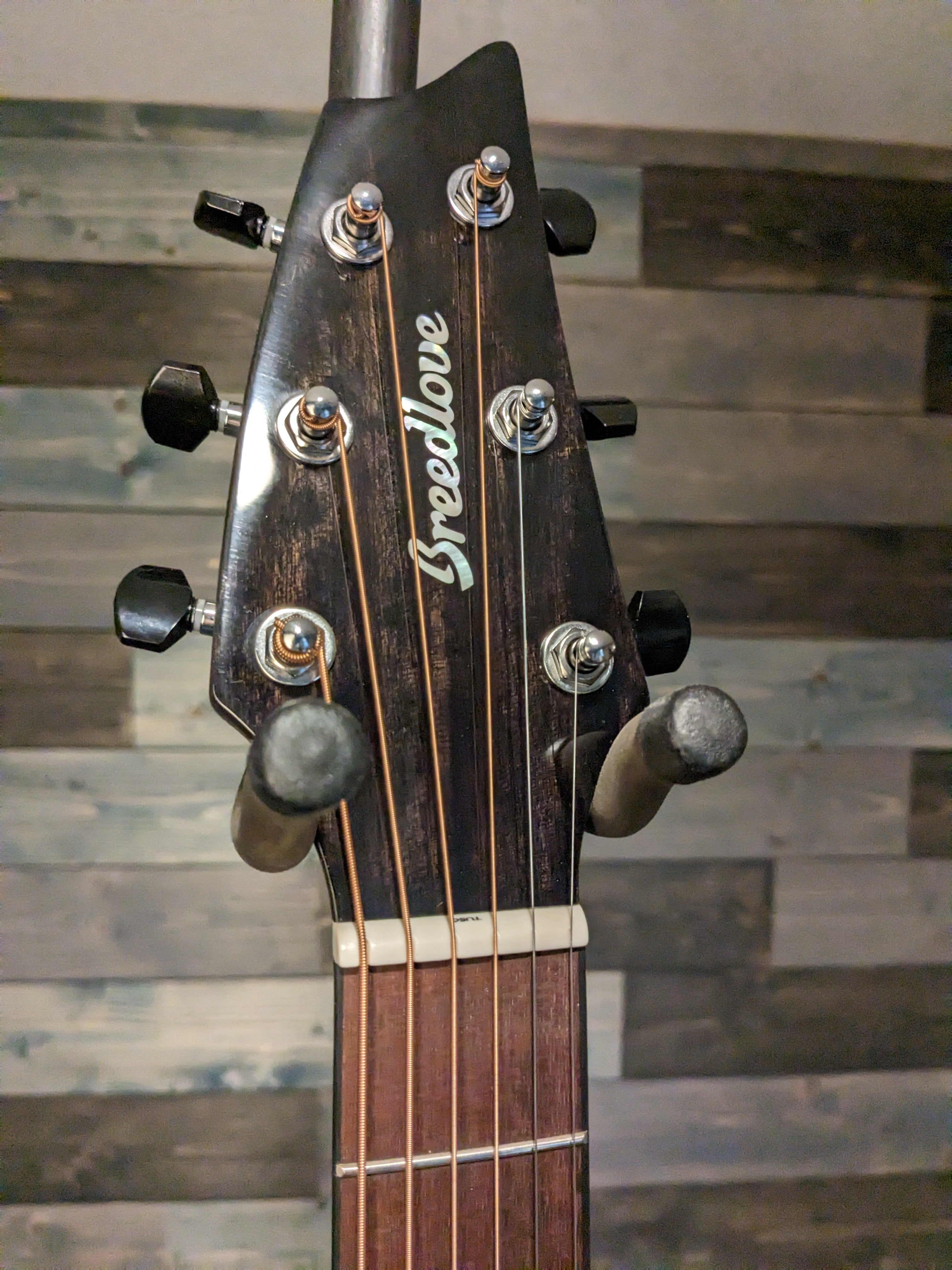 BSTOCK Breedlove Wildwood Pro Companion Suede CE African Mahogany-African Mahogany