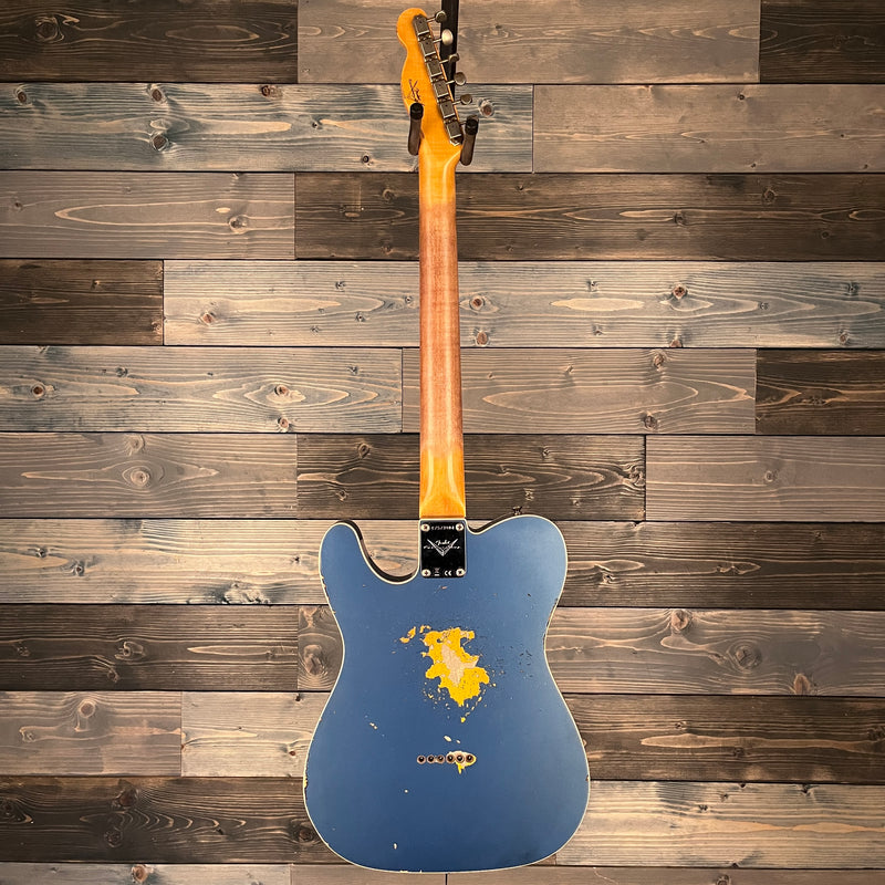 Fender Custom Shop '60 Tele Custom Heavy Relic - Aged Lake Placid Blue/Chocolate 3TS