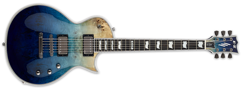 ESP E-II Eclipse Electric Guitar - Blue Natural Fade