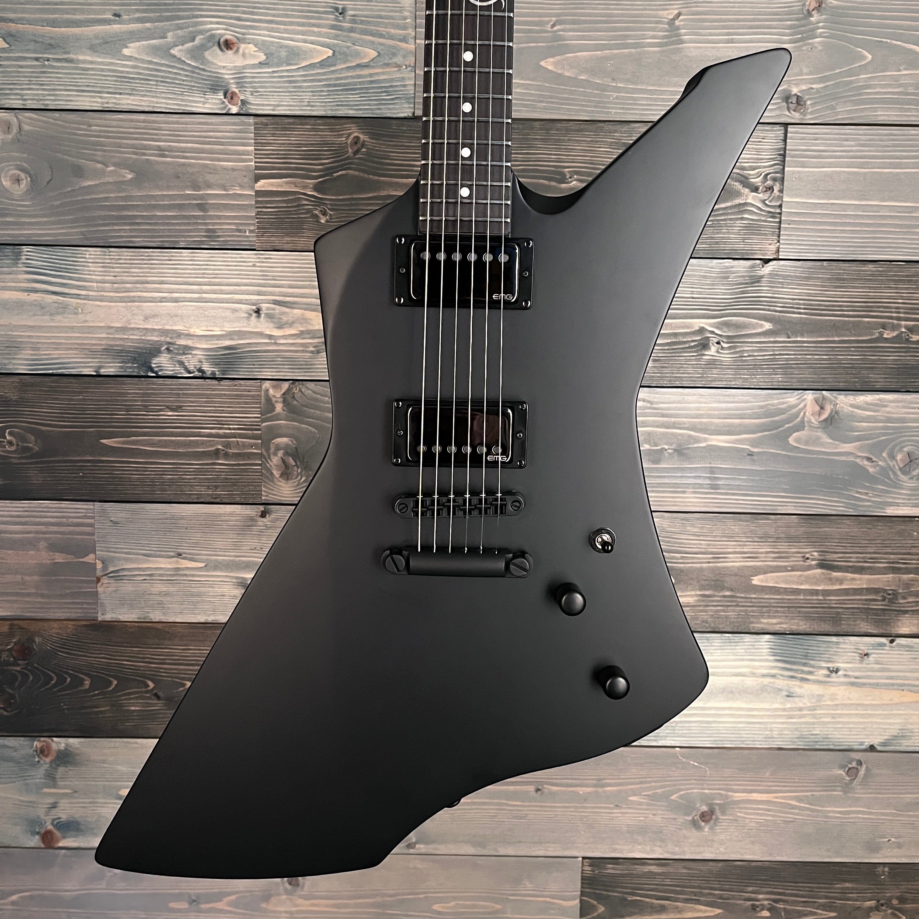 USED ESP LTD James Hetfield Snakebyte Electric Guitar - Satin Black