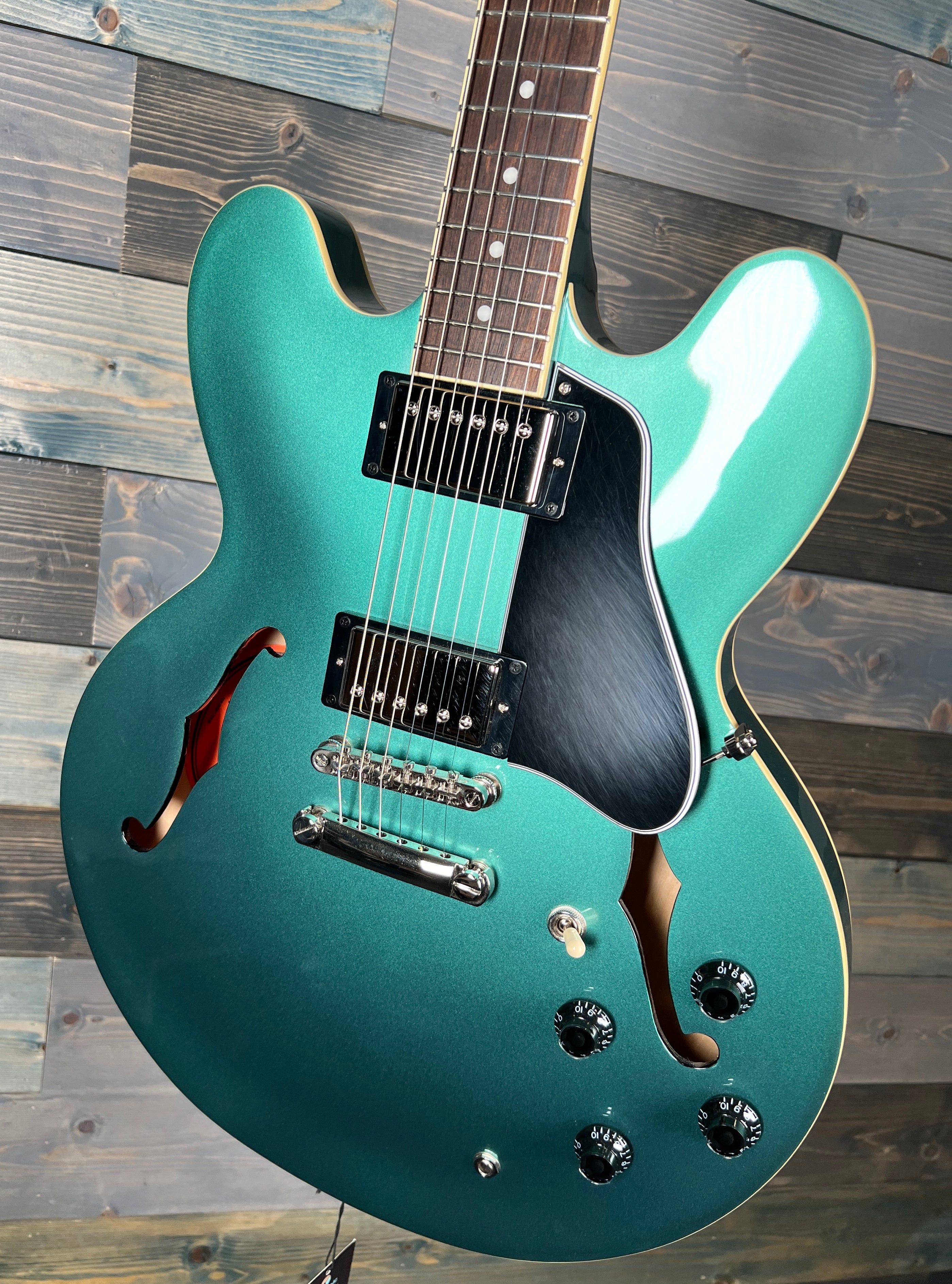 Amazon.com: Epiphone ES-335 Traditional Pro, Inverness Green