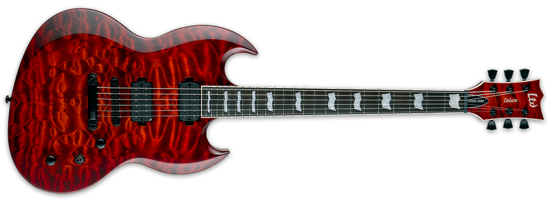 ESP LTD Viper-1000 Quilted Maple - Tiger Eye Sunburst