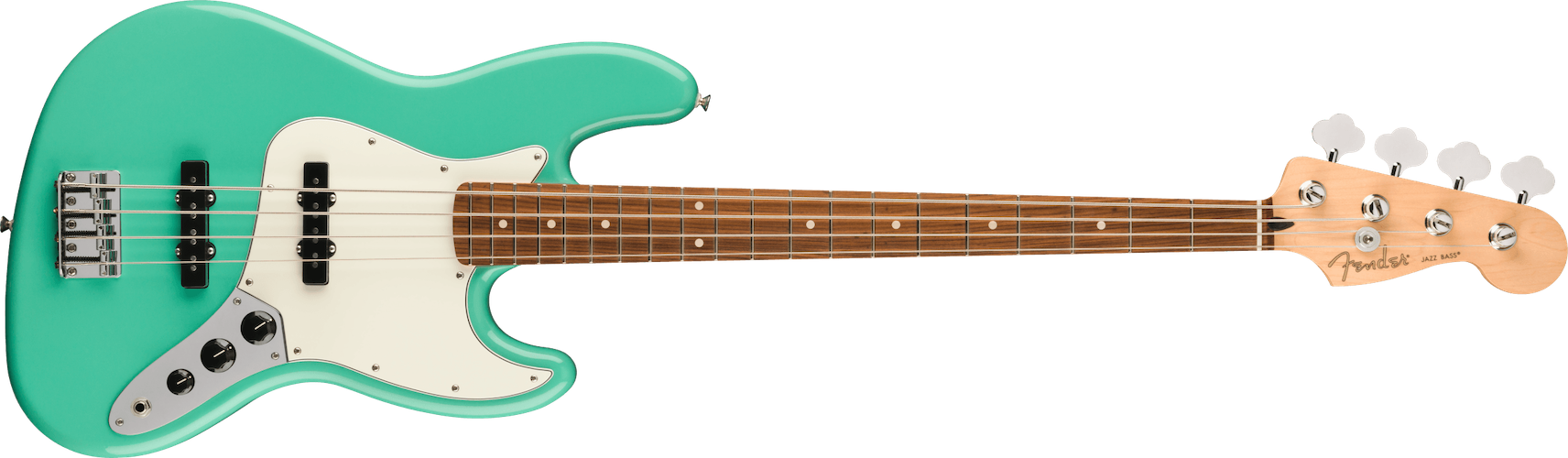 Fender Player Jazz Bass, Pau Ferro Fingerboard, Sea Foam Green