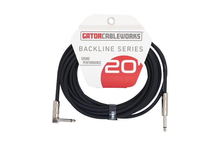 Gator Cableworks 20 Foot Strt to RA instrument Cable