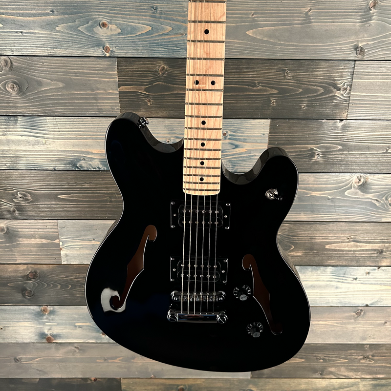 Fender Squier Affinity Series Starcaster, Maple FB, Black