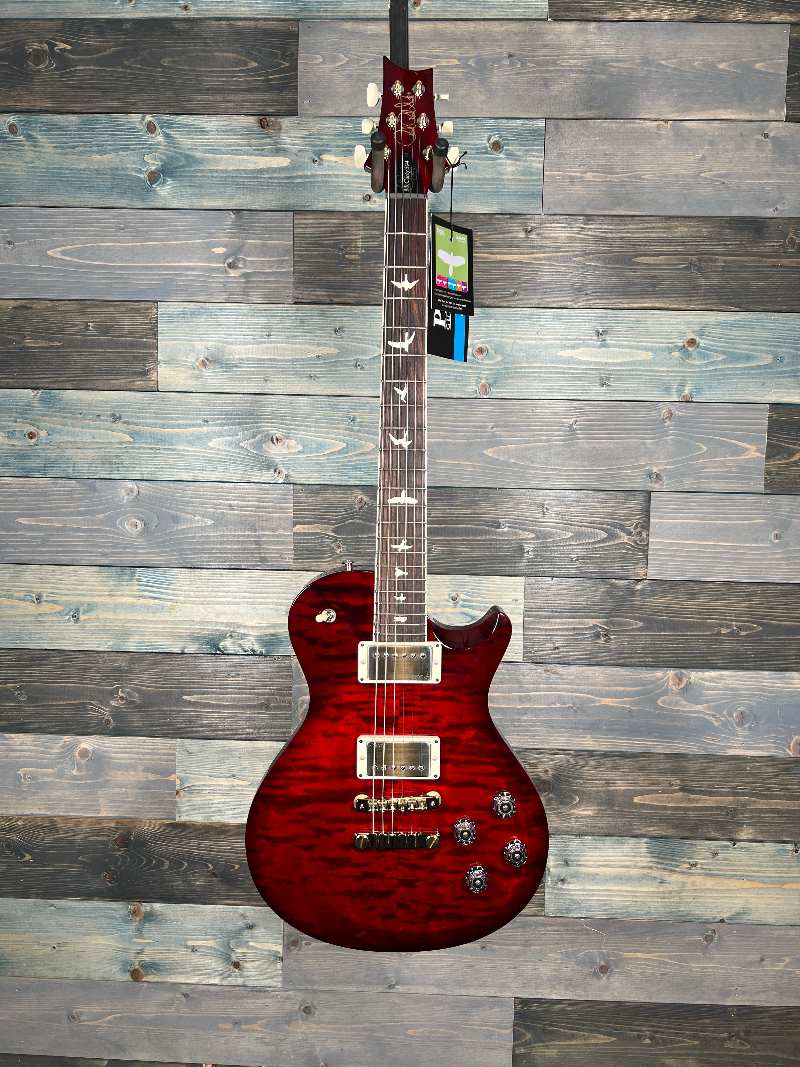 PRS S2 McCarty Singlecut 594 Electric - Fire Red Burst