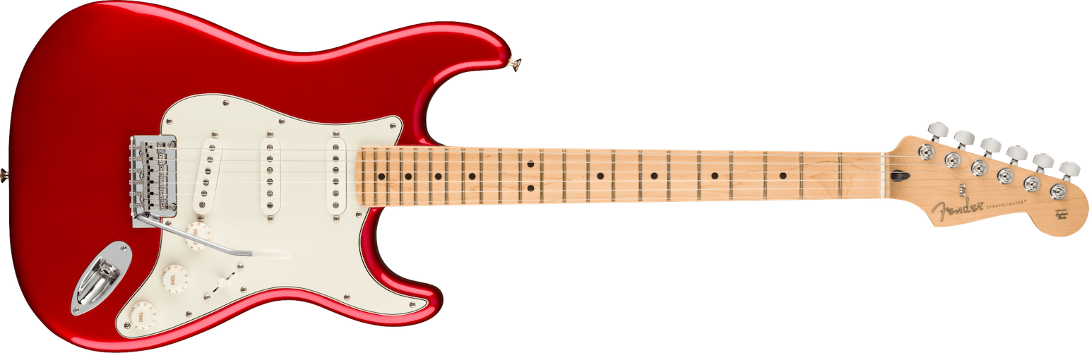 Fender Player Stratocaster, Maple Fingerboard, Candy Apple Red