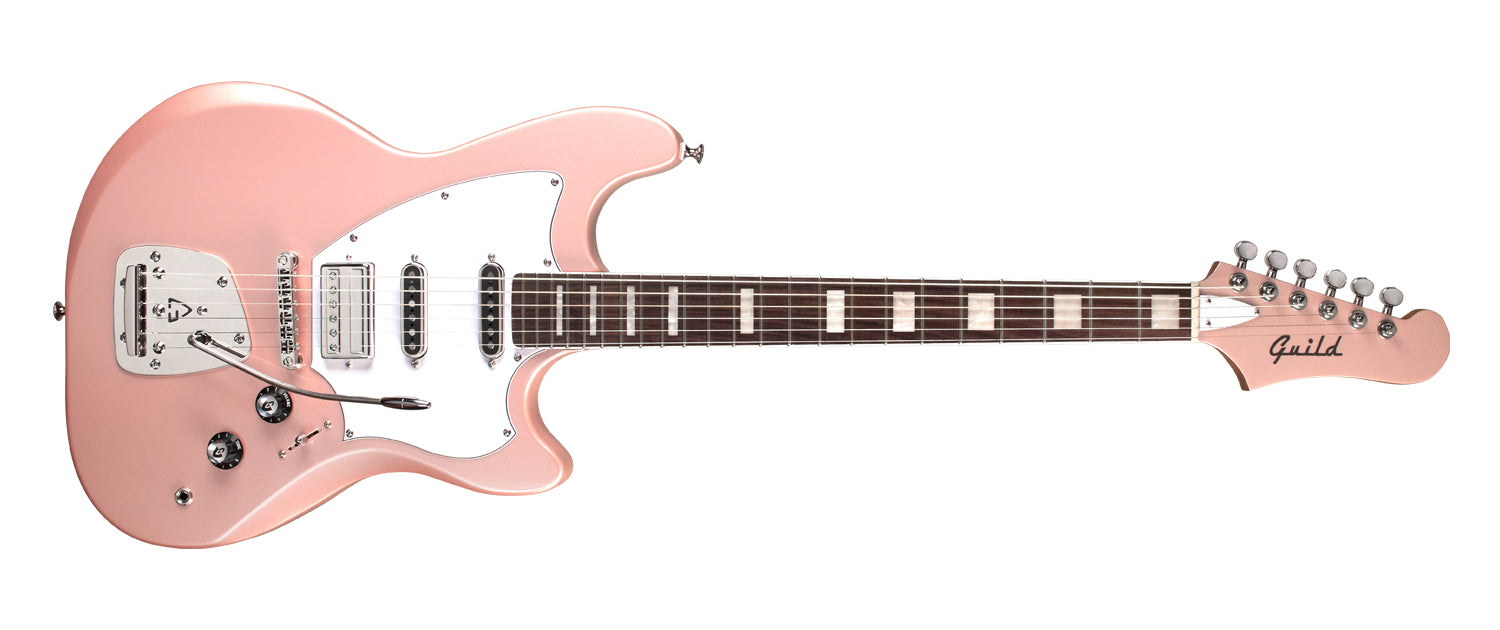 Guild Surfliner Deluxe Electric Guitar - Rose Quartz Metallic