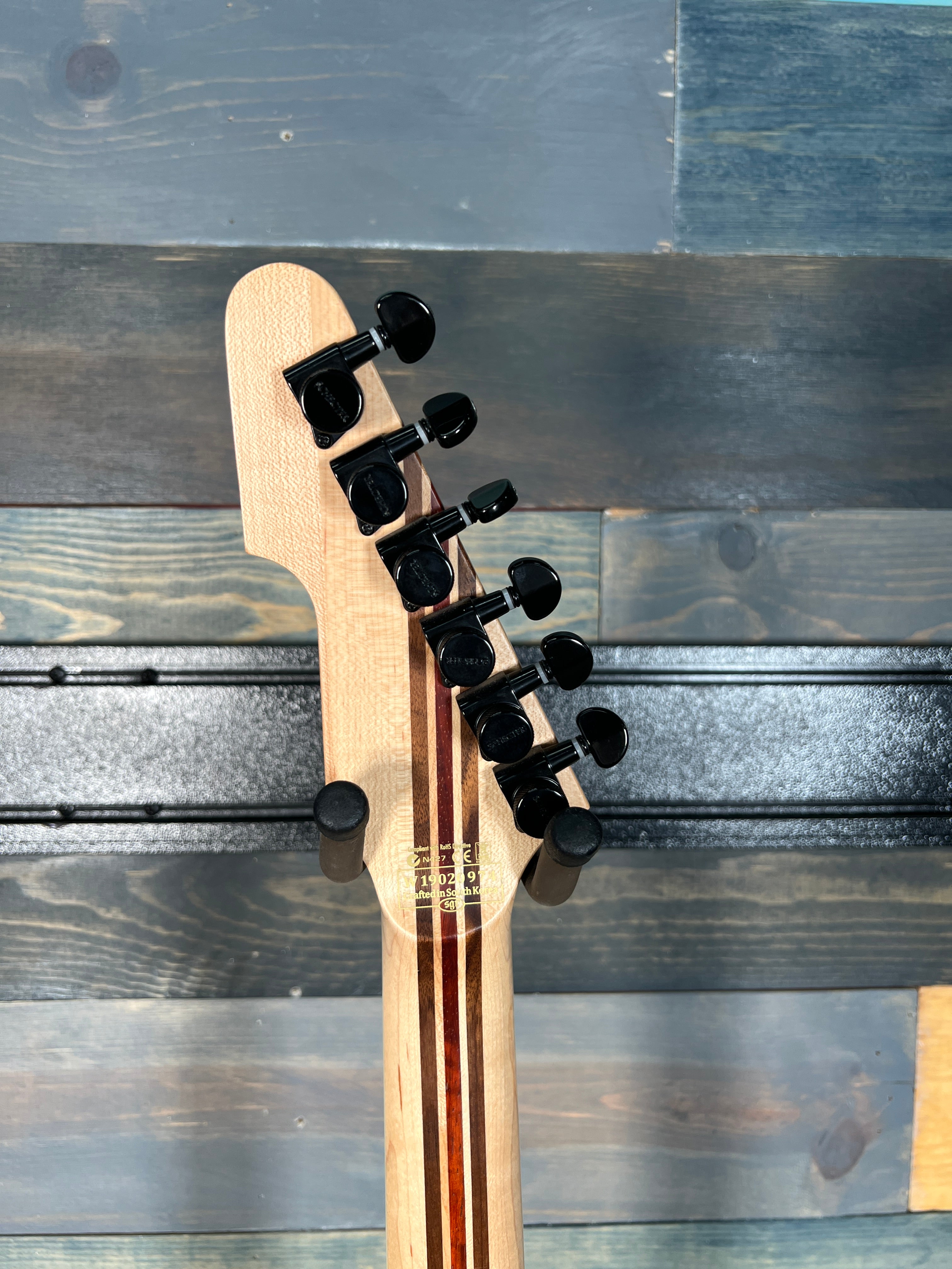 USED Schecter E-1 SLS Elite - Antique Sunset Fade