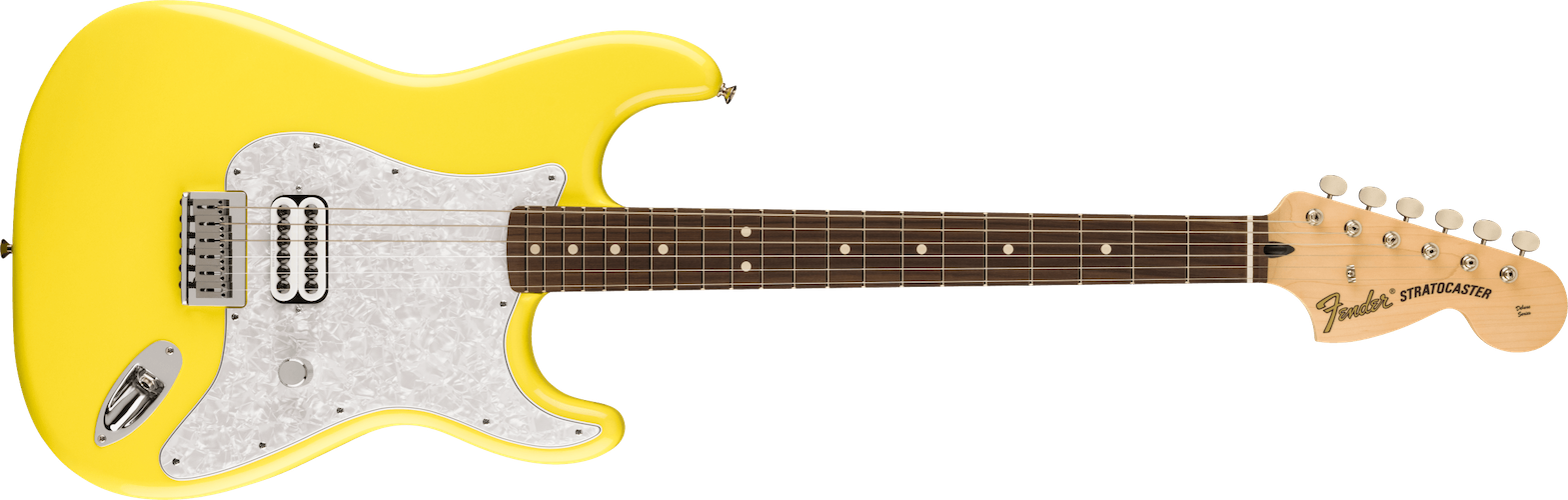 Fender Limited Edition Tom Delonge Stratocaster, Graffiti Yellow