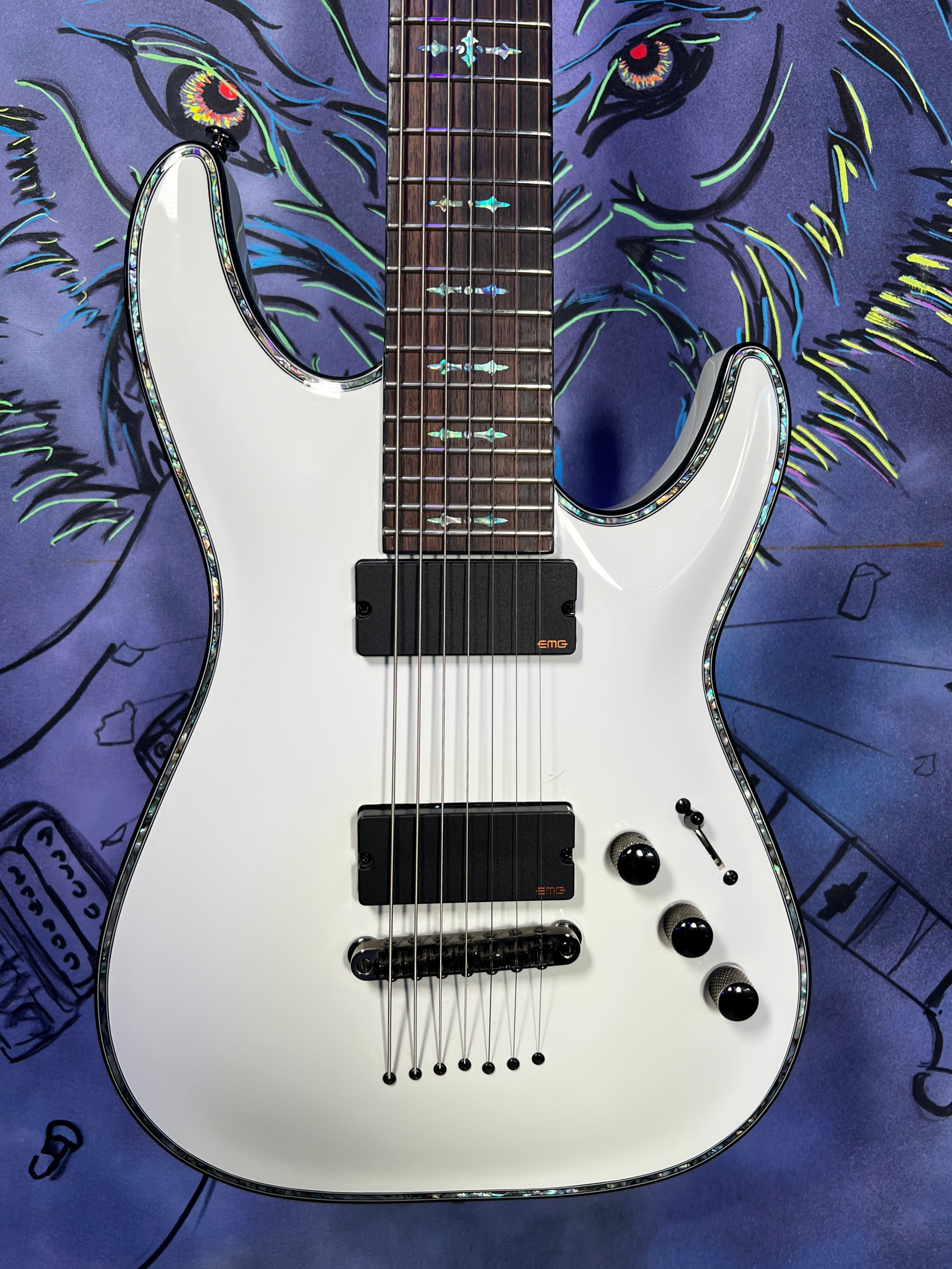Schecter Hellraiser C-7 - White