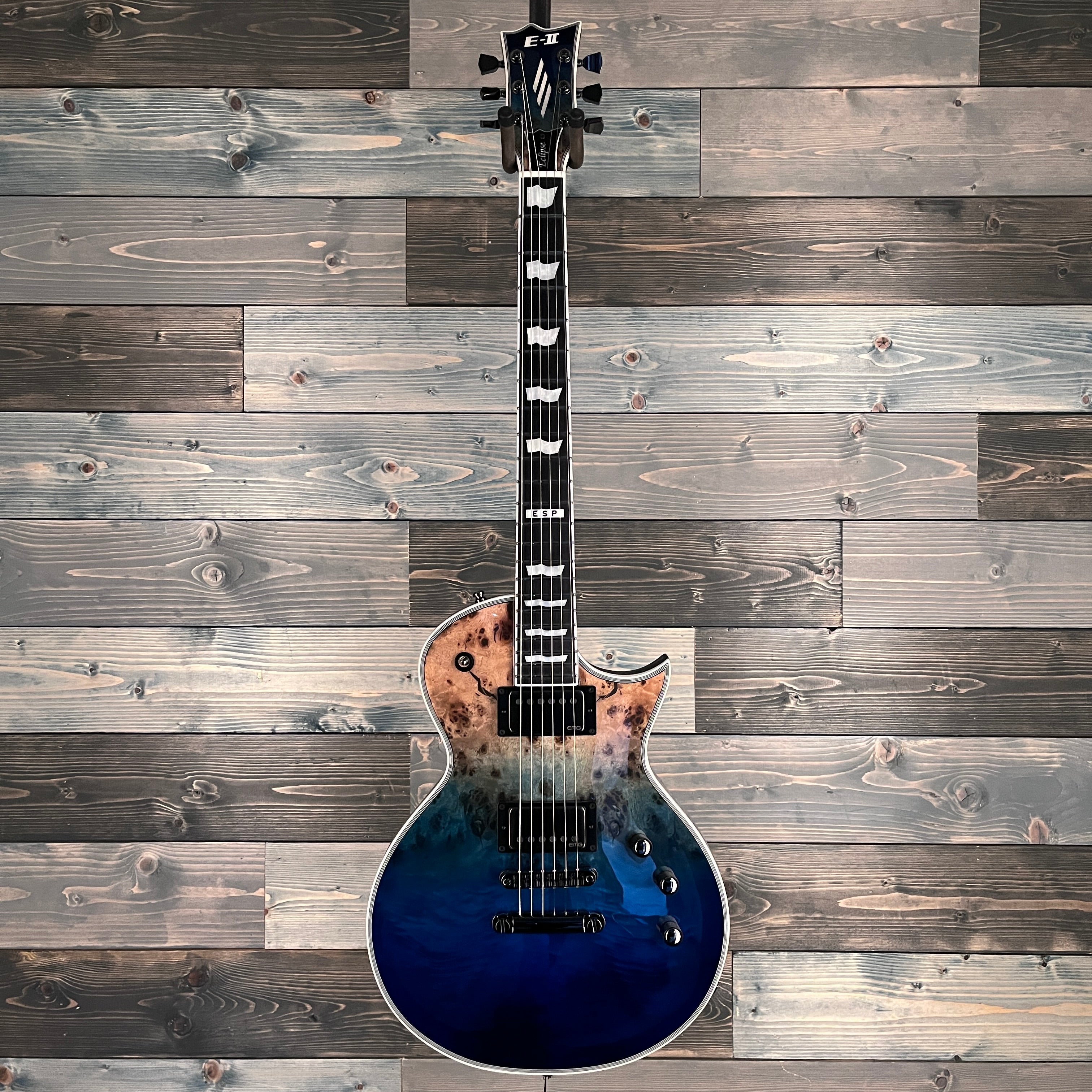 ESP E-II Eclipse Electric Guitar - Blue Natural Fade