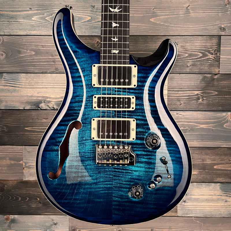 PRS Special Semi-Hollow Flame Maple Electric Guitar - Cobalt Blue Nickel