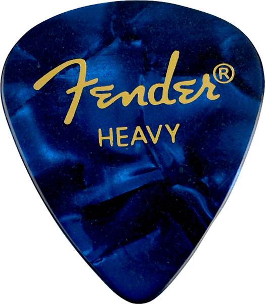 Fender Celluloid Picks 351 Shape - Blue Moto