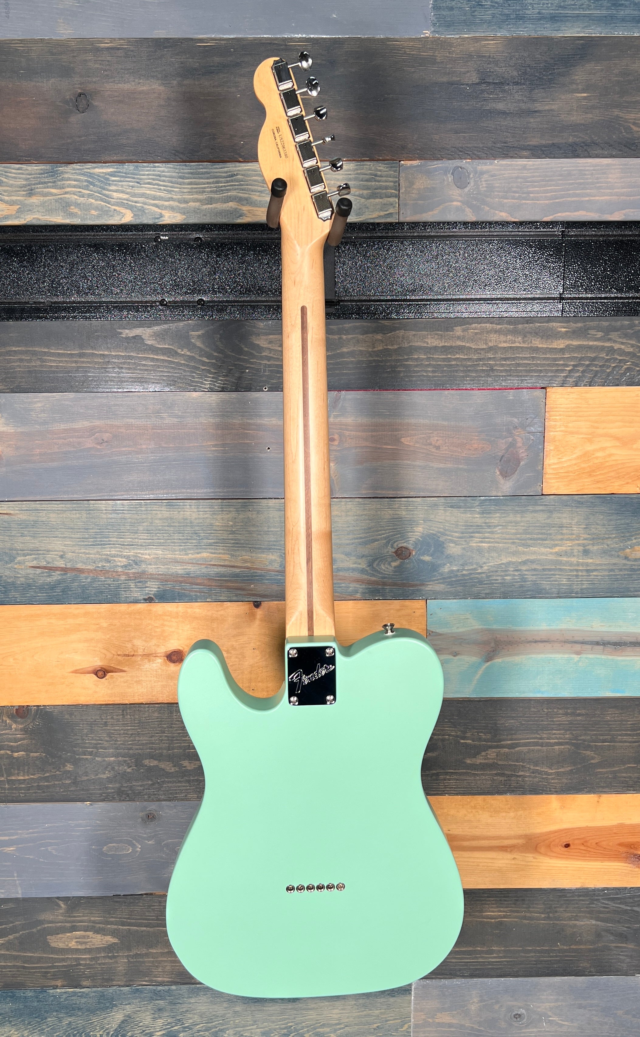 USED Fender American Performer Telecaster Hum - Satin Seafoam Green