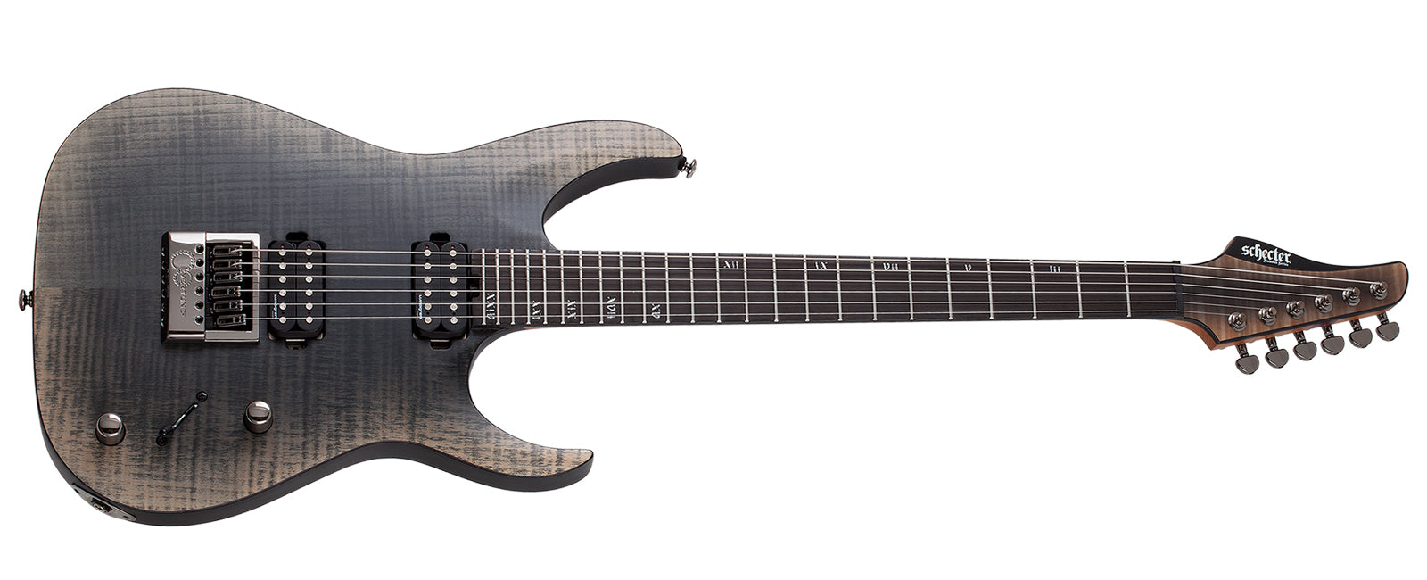 Schecter Banshee Mach-6  Evertune - Fallout Burst Satin