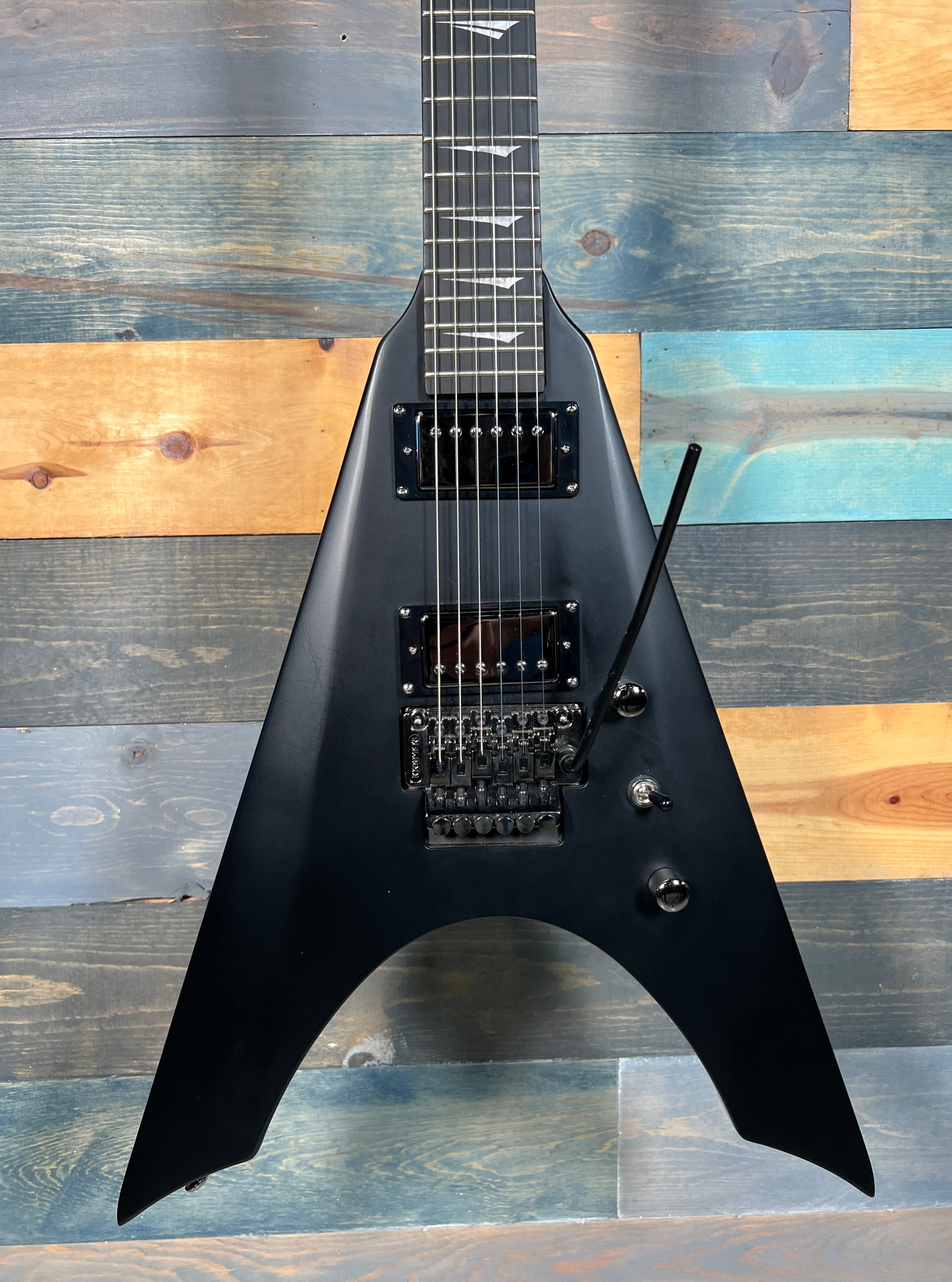 USED Kramer Nite V Floyd Rose - Satin Black