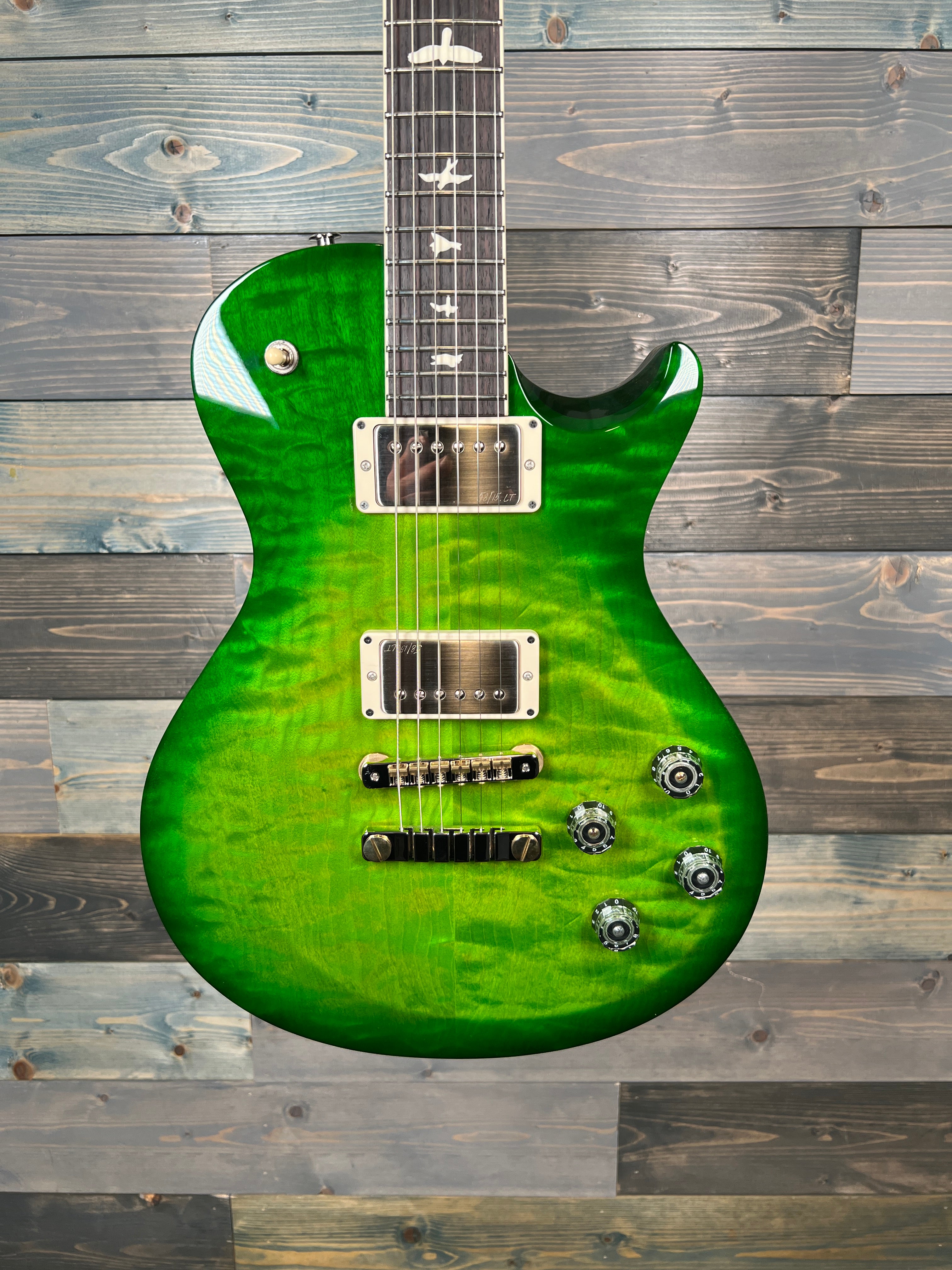 PRS S2 McCarty Singlecut 594 Quilt Electric - Eriza Verde