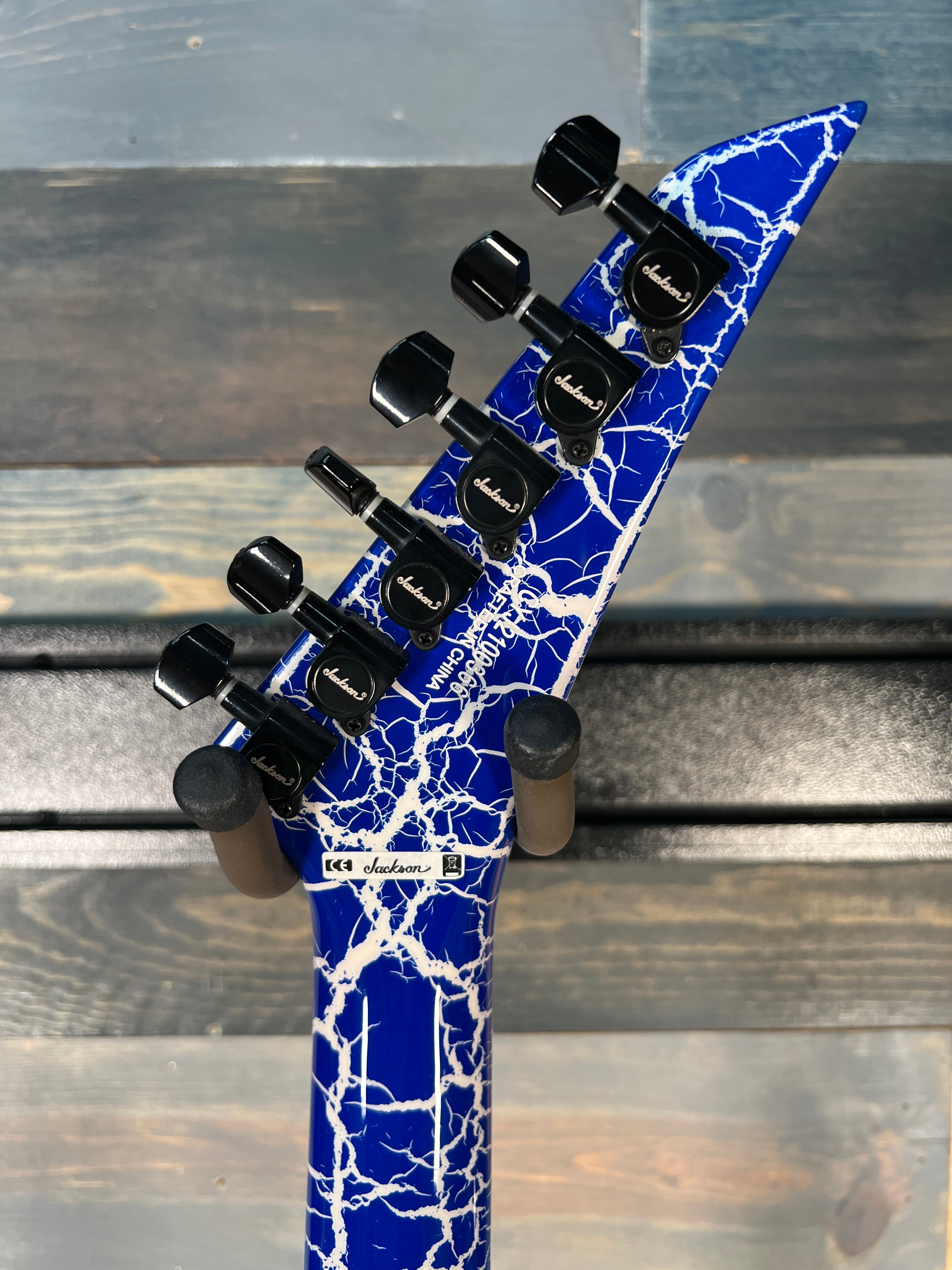 USED Jackson RR24 Pro Series - Blue Lightning Crackle