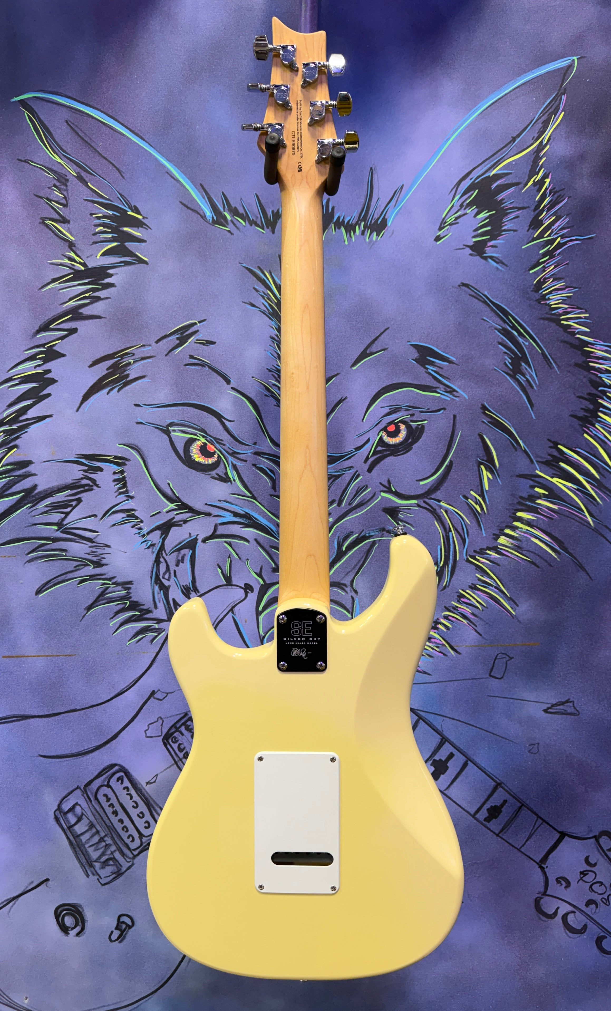 USED PRS Silver Sky SE with Custom P90's - Cream