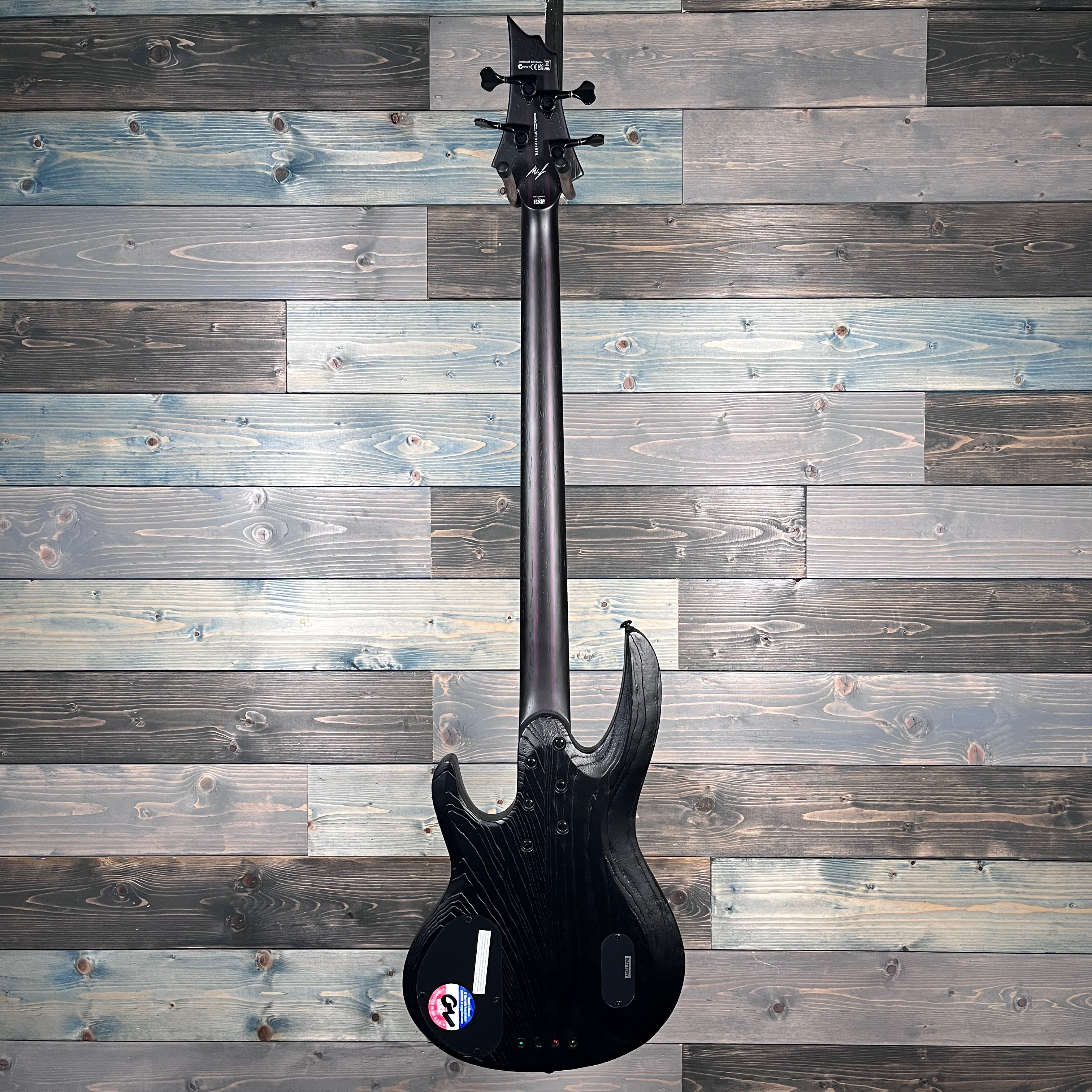 ESP LTD MLB-4 Bass Guitar - Black Blast