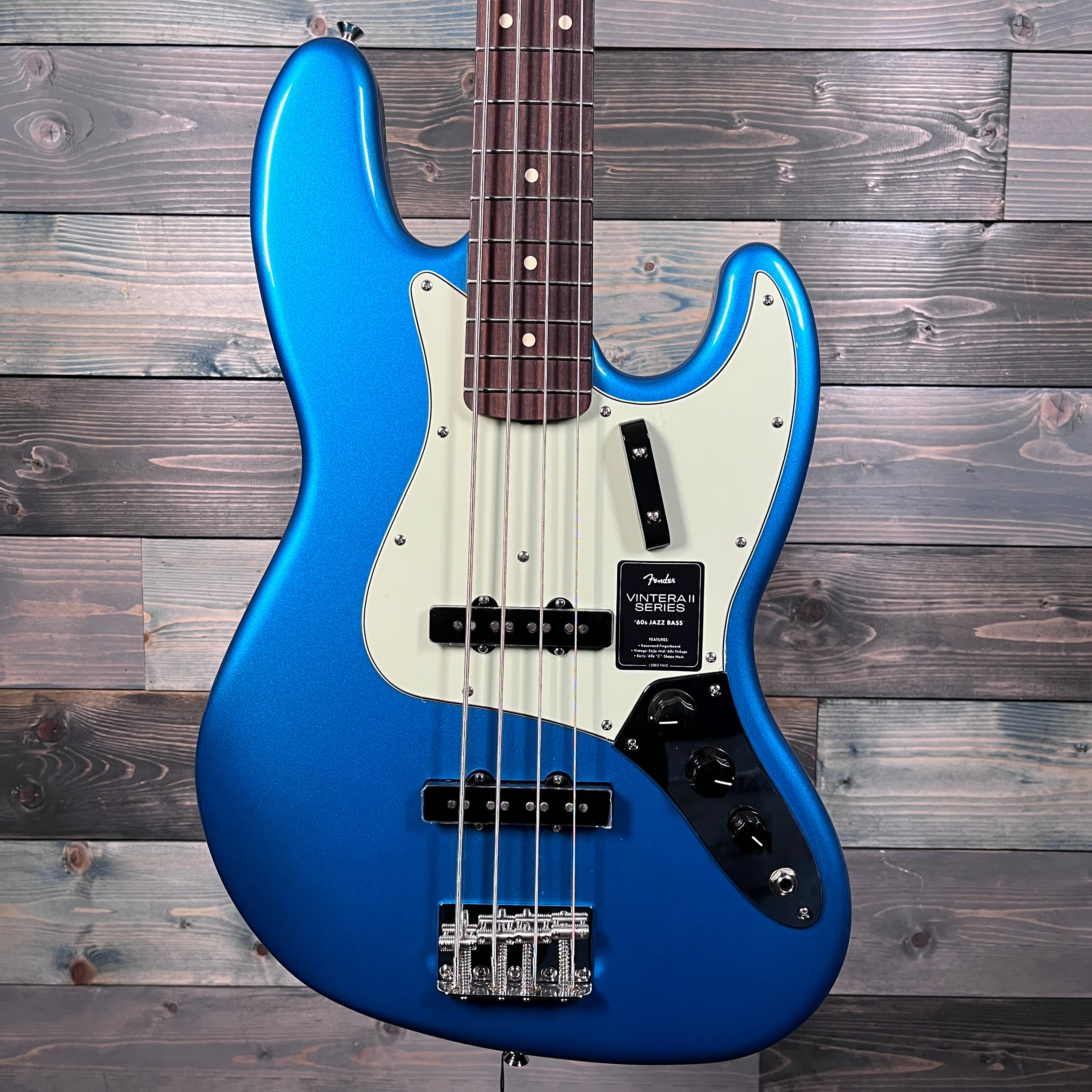 Fender Vintera II '60s Jazz Bass, Rosewood Fingerboard, Lake Placid Blue