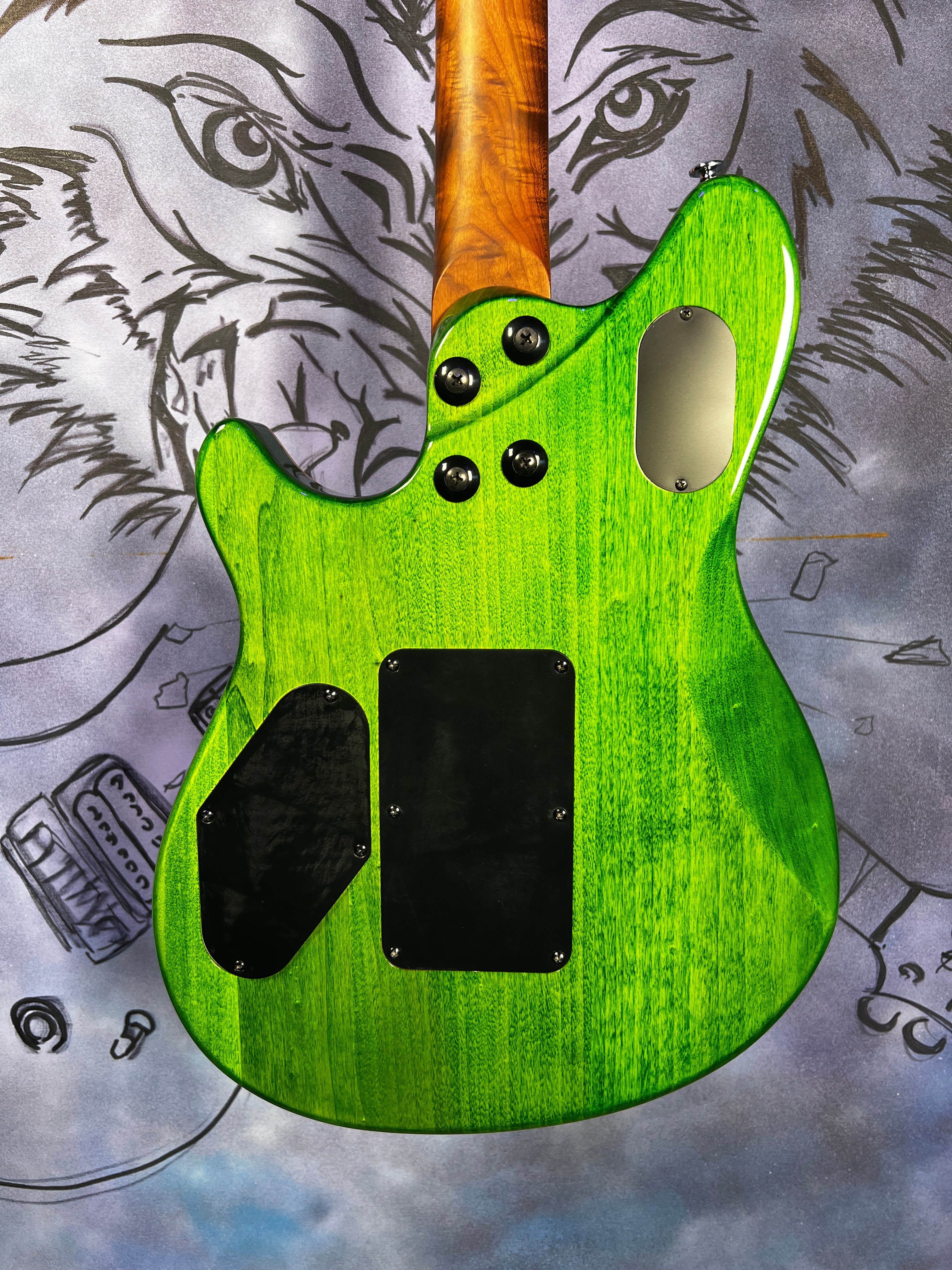 USED EVH Wolfgang Standard Quilt - Transparent Green
