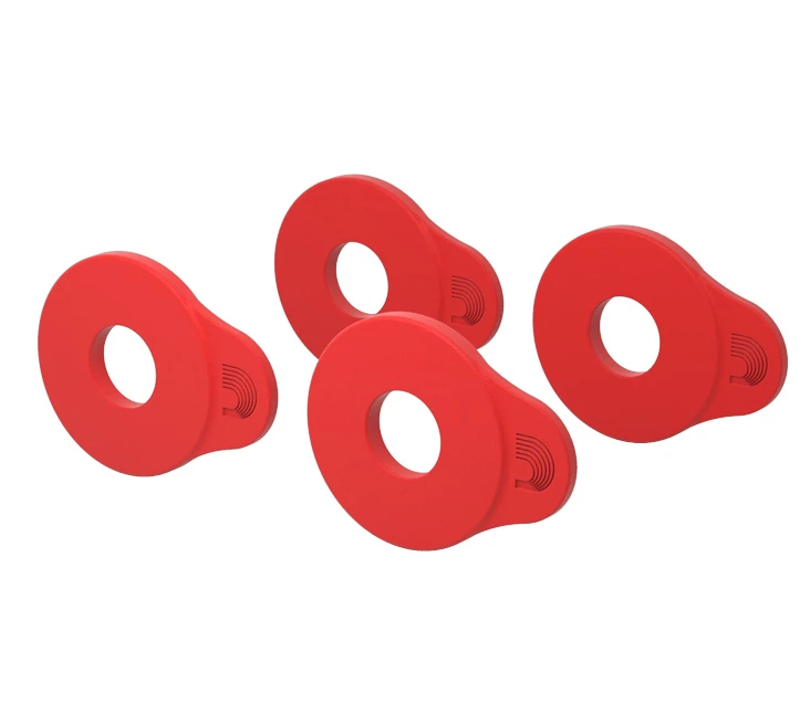 D'Addario Flex Lock Strap Block - Red