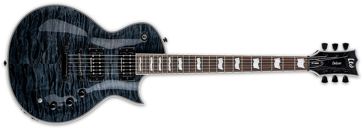 ESP LTD EC1000 PIEZO - See Thru Black