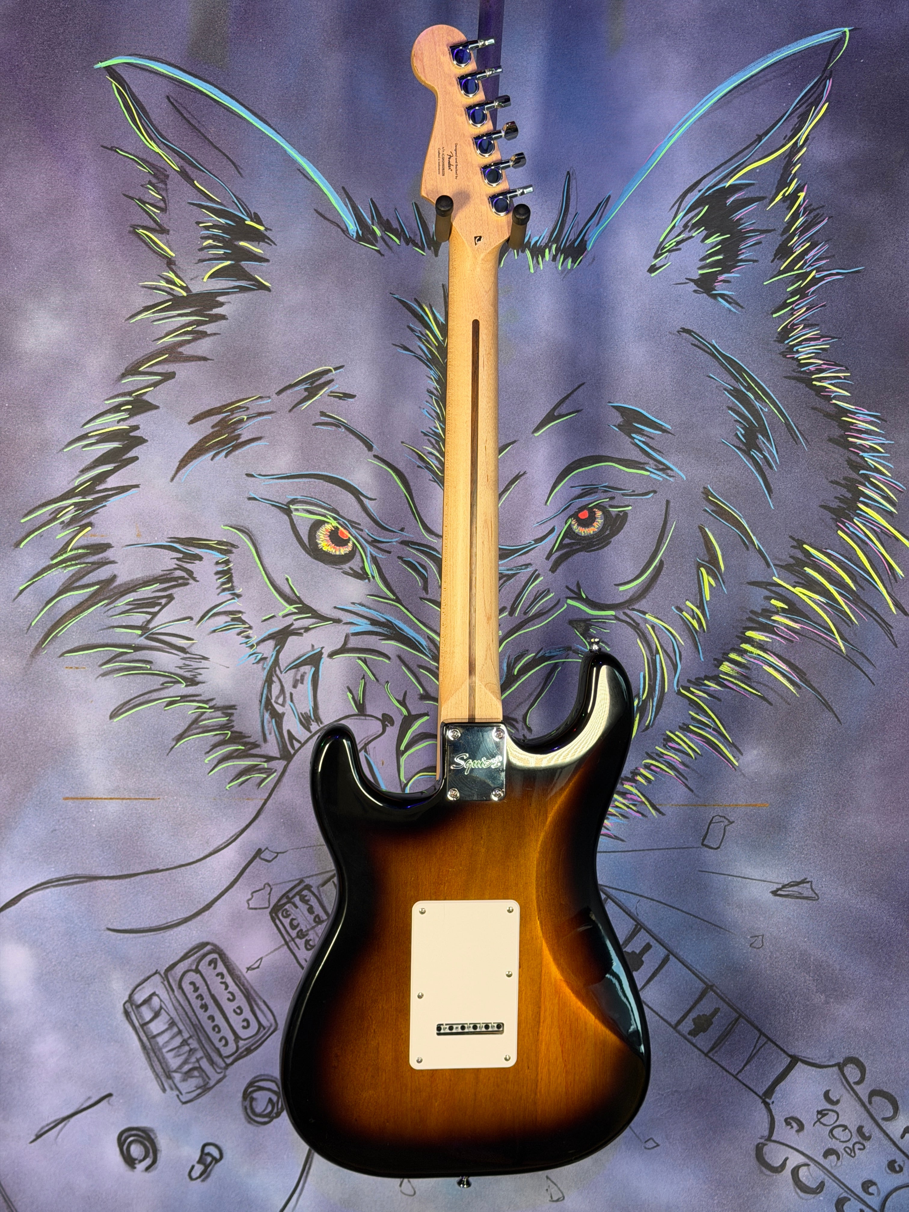USED Squier Strat in sunburst