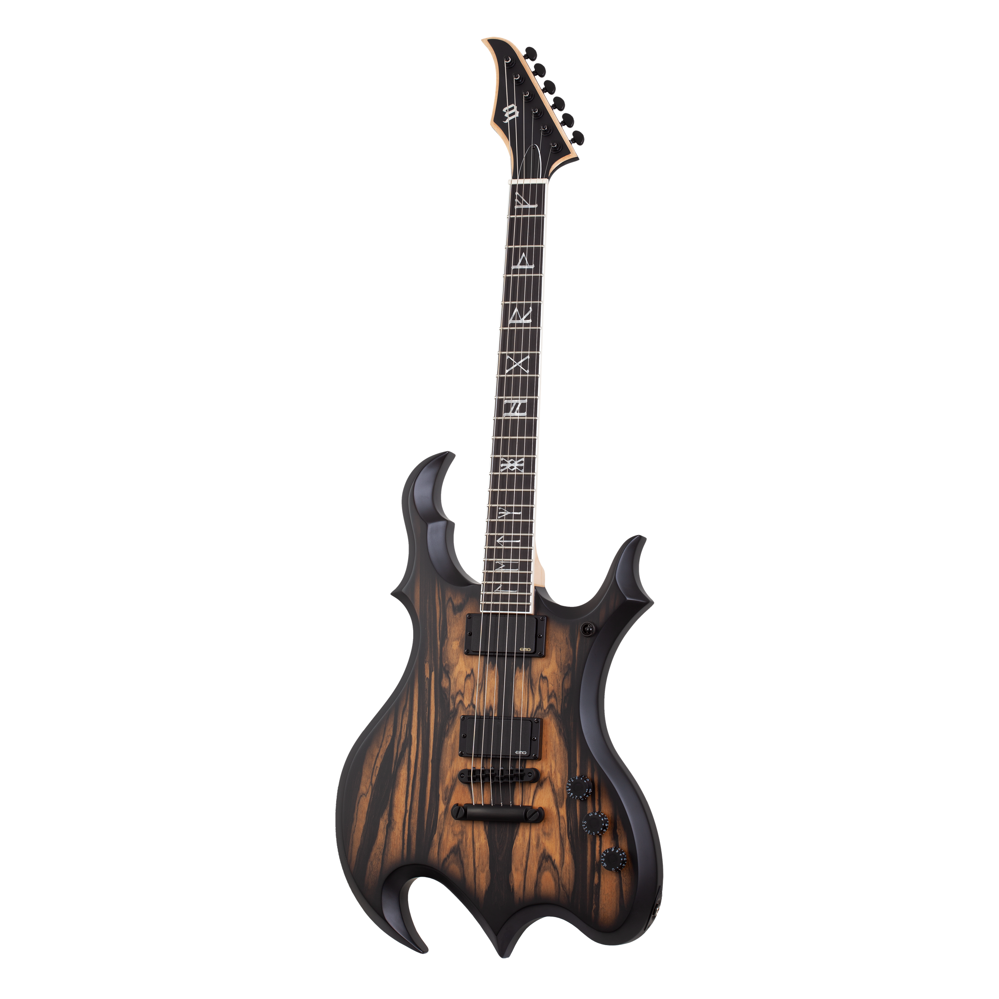 Wylde Audio Wrathmaker Pale Moon Ebony - Black Burst