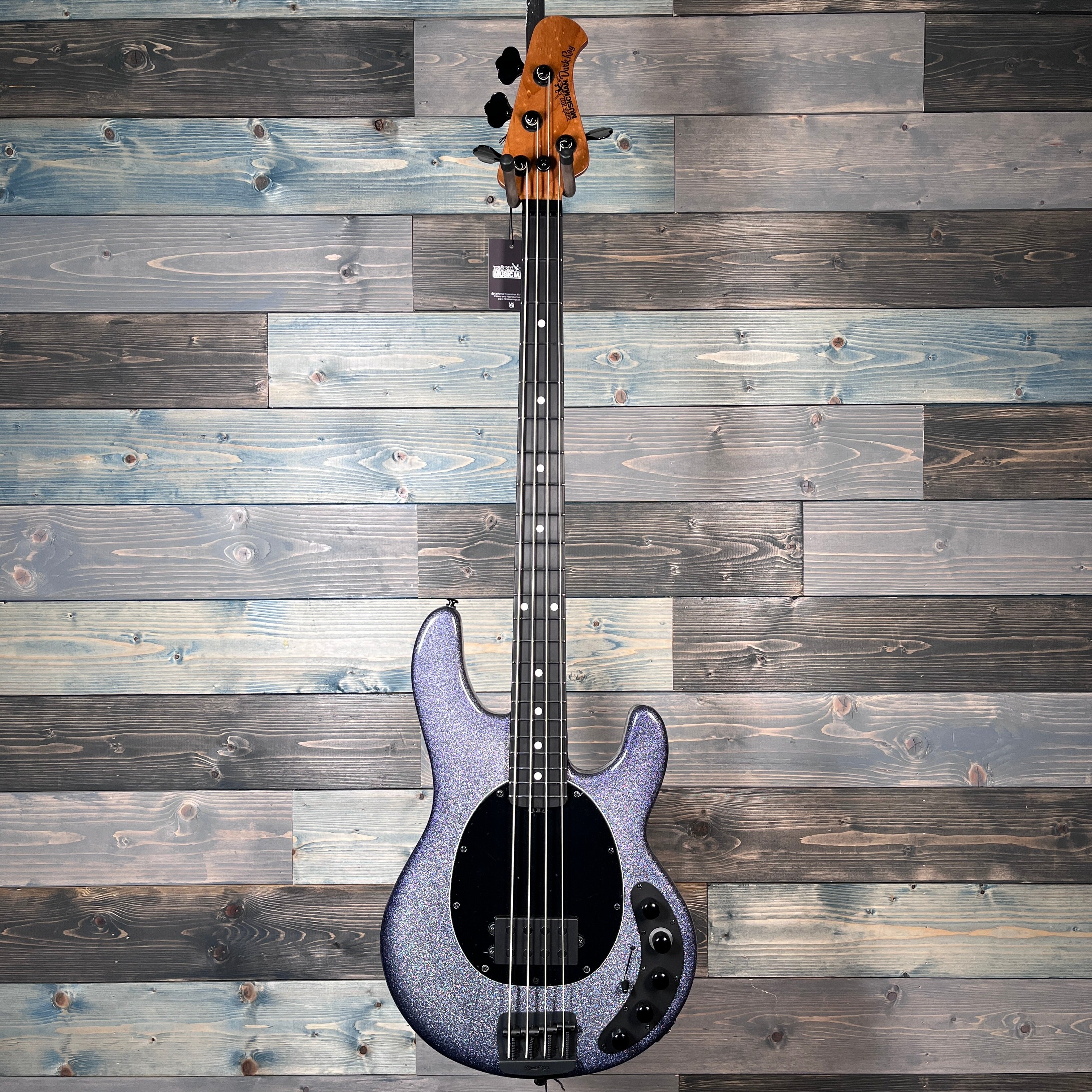 Ernie Ball Music Man Dark Ray 4 Bass Guitar - Starry Night