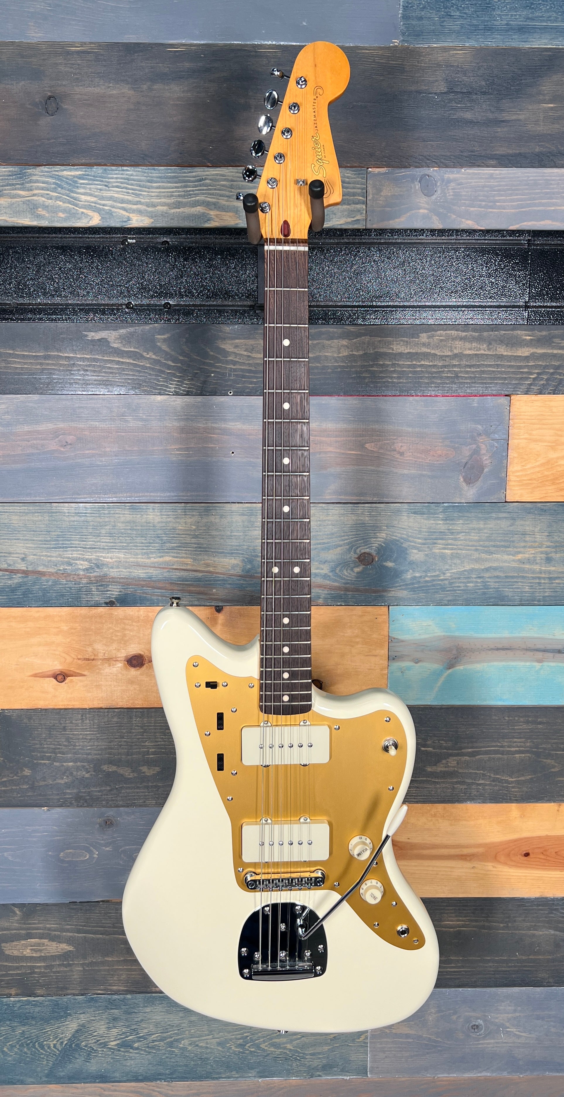 USED Squier J Mascis Signature Jazzmaster - Vintage White