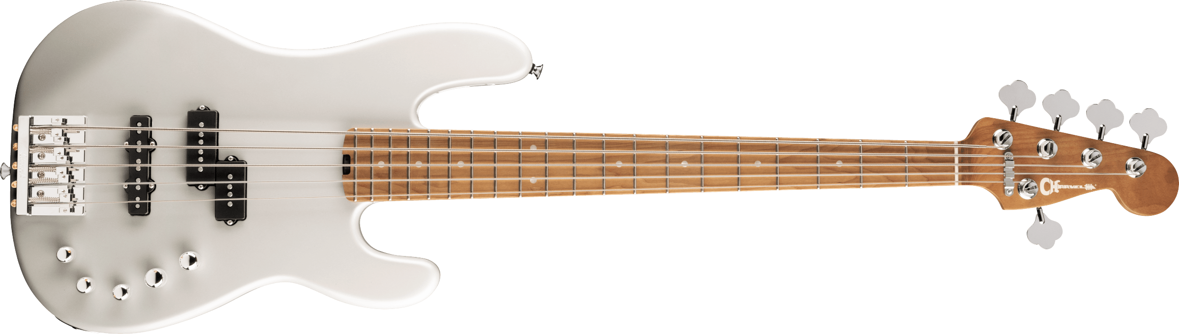 Charvel Pro Mod San Dimas Bass PJ V - Platinum Pearl