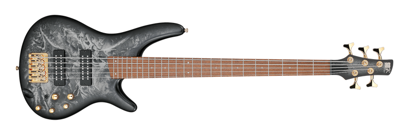 Ibanez SR305EDX Bass Guitar - Black Ice Frozen Matte