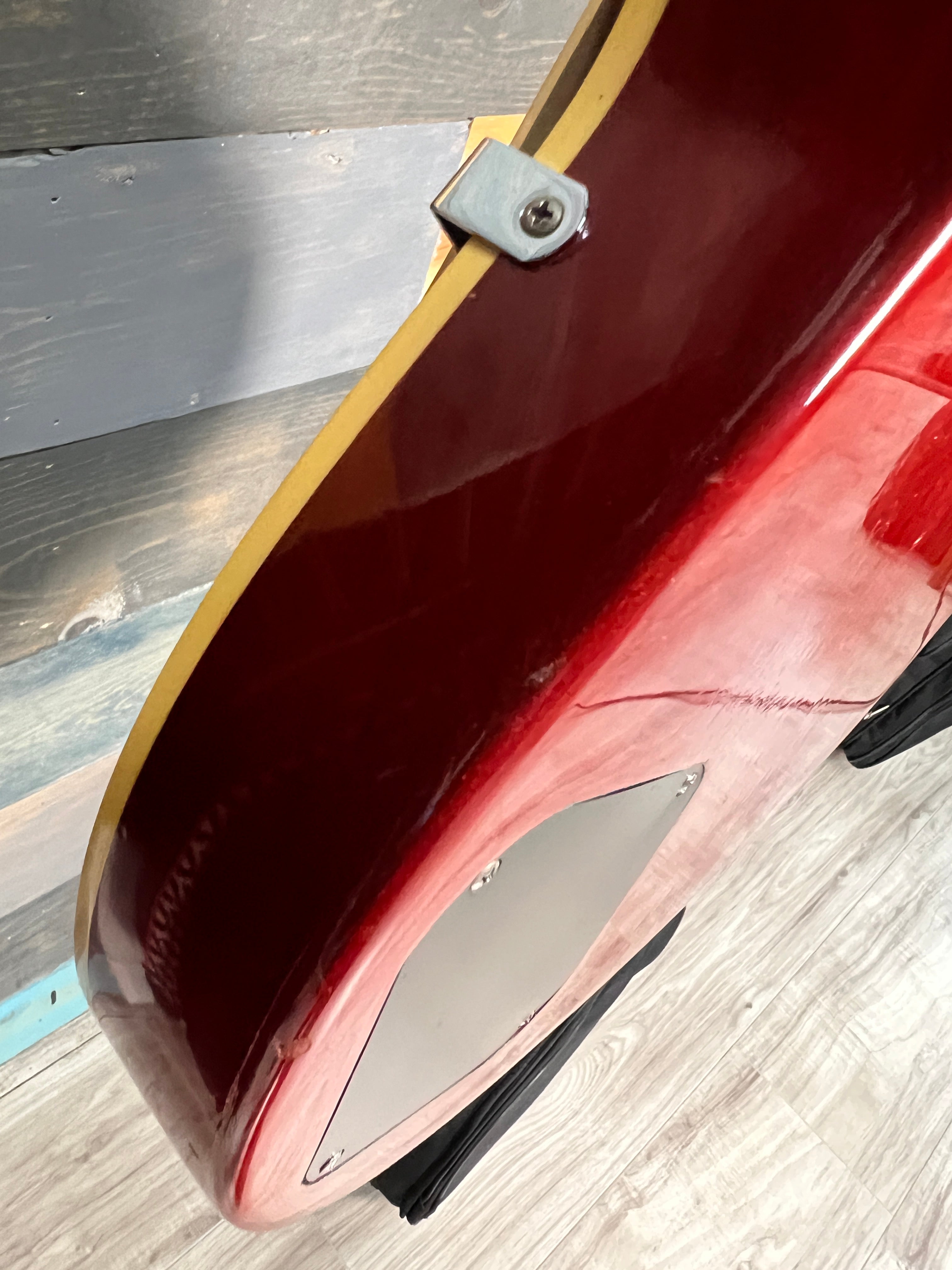 USED Crook Custom Guitars Les Paul - Washed Cherry